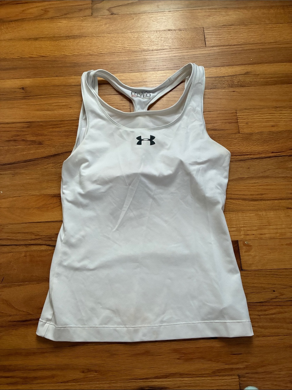 Nike White Racerback Athletic Tank